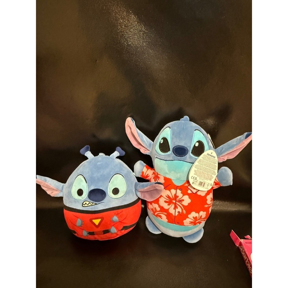 Disney Stitch & Experiment 626 Hug Mees Plush Set Stuffed Animal Toy Kid NWT